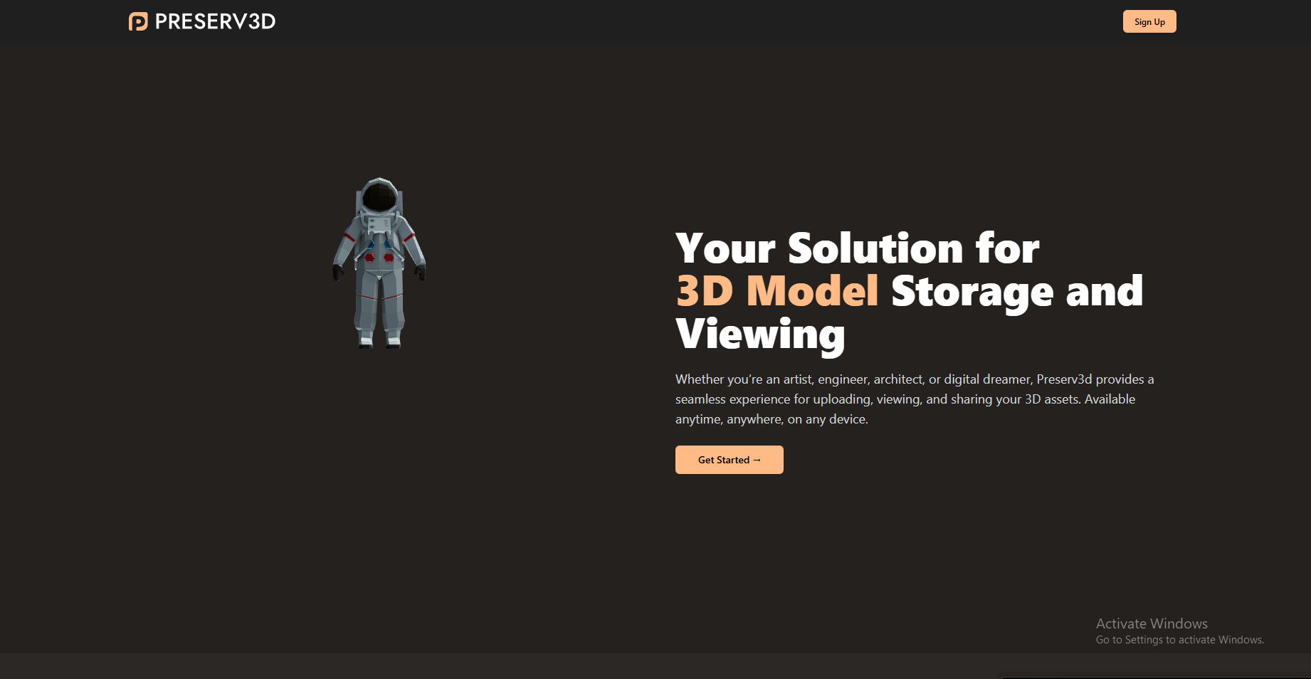 Preserv3d Homepage